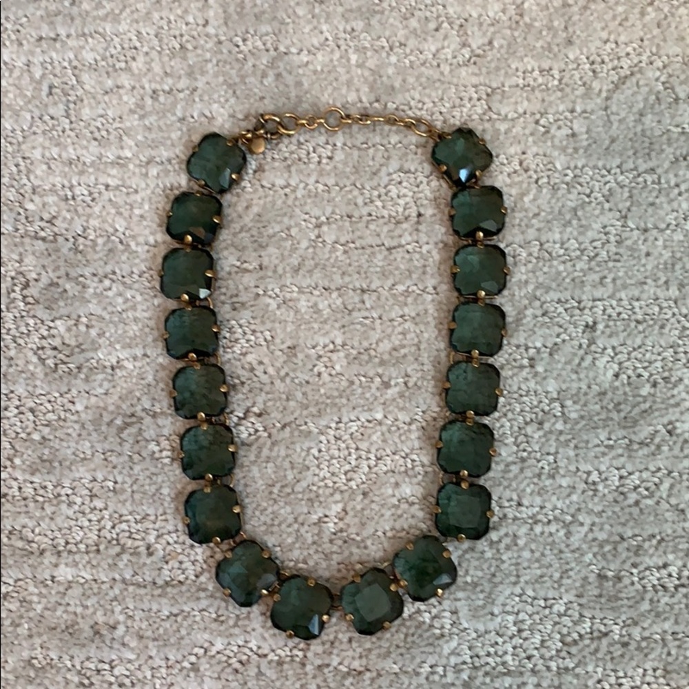 J Crew gray stone necklace